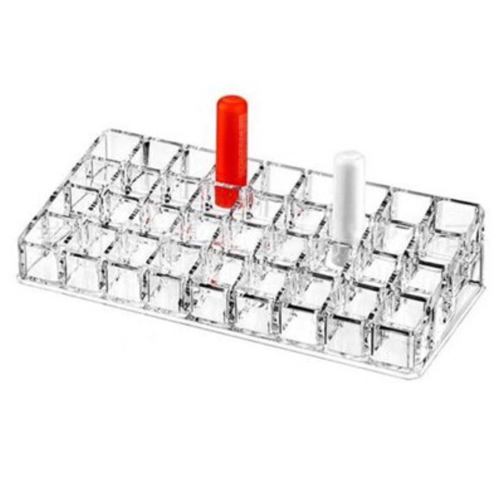 BINO Acrylic Lipstick Organizer Holds 36 Lipsticks